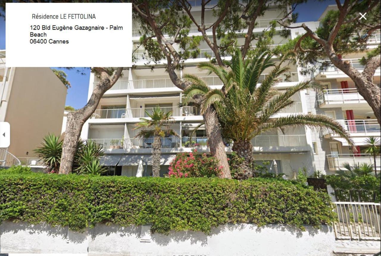 Appartement Fettolina Palm Beach, Location Cannes front de mer et plage Extérieur photo