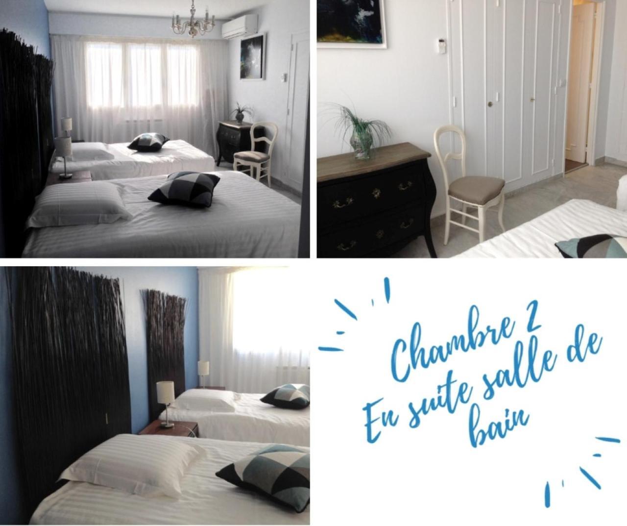 Appartement Fettolina Palm Beach, Location Cannes front de mer et plage Chambre photo